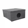 ORDINETT scatola pieghevole M misura 48x36x19 cm grigio