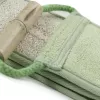 MARTINI SPA strisce di luffa e bambù Bambù – striscia da bagno esfoliante naturale con texture double face