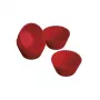GUARDINI stampi in silicone per cupcake 6 pz. Juliette Ø 6,5 x 3 cm rosso