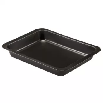 Guardini Gardenia Stampo rettangolare 22 x 28 x 4,7 cm rivestimento antiaderente acciaio al carbonio nero