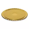GUARDINI Easy Bake Vassoietti in plastica dorati, set da 2 Ø28cm