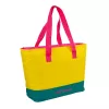 GIOSTYLE Borsa termica Beach Fluo Tote assortite, 24L, verde/rosa/giallo/azzurro
