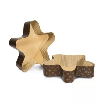 GUARDINI Stampo a forma di stella in carta 3 pz. Easy Bake 25x21cm