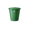 STEFANPLAST Serbatoio per acqua piovana 210L con coperchio e rubinetto Ø76,5x84cm verde