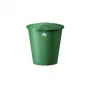 STEFANPLAST Serbatoio per acqua piovana 210L con coperchio e rubinetto Ø76,5x84cm verde