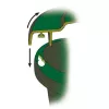 STEFANPLAST Serbatoio per acqua piovana 210L con coperchio e rubinetto Ø76,5x84cm verde
