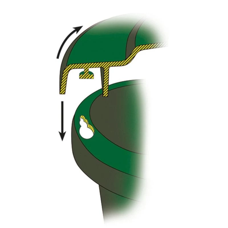 STEFANPLAST Serbatoio per acqua piovana 210L con coperchio e rubinetto Ø76,5x84cm verde