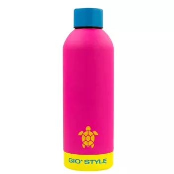 GIOSTYLE Borraccia Fluo 0,75L assortite rosa/giallo/verde/blu