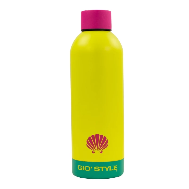 GIOSTYLE Borraccia Fluo 0,75L assortite rosa/giallo/verde/blu