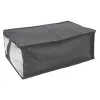 ORDINETT Borsa contenitore da soffitto 40x60x26 cm grigio - Morbida borsa contenitore in tessuto non tessuto con cerniera e maniglie, 62,4 L