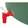 STEFANPLAST Botte per acqua piovana 500L con coperchio e rubinetto Ø100x85cm verde