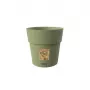 STEFANPLAST Ethica Vaso con sottovaso, 20 cm, verde