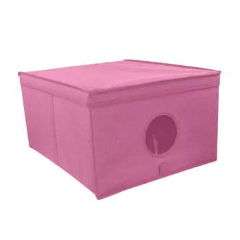 ORDINETT Scatola pieghevole L 50x40x25cm fantasia floreale