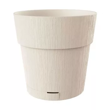 STEFANPLAST Ethica Vaso per piante con sottovaso Ø40x39cm bianco