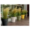 STEFANPLAST Ethica Vaso per piante con sottovaso Ø40x39cm bianco