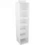ORDINETT Organizer da appendere con 6 ripiani 30x30x120cm cotone grigio