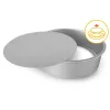 GUARDINI Professional Stampo per torte con fondo rimovibile, Ø26 x 7,5 cm, Alluminio anodizzato