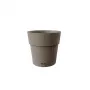 STEFANPLAST Ethica Vaso per piante con sottovaso Ø20x19cm marrone