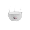 STEFANPLAST Vaso da appendere Natural Ø30x14,5cm bianco
