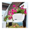 STEFANPLAST Vaso da appendere Natural Ø30x14,5cm bianco
