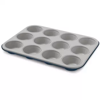 GUARDINI XBake Stampo per 12 muffin 27 x 35 x 3 cm antracite antiaderente