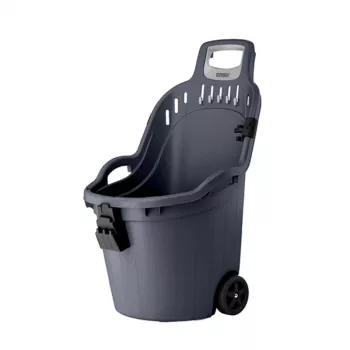 STEFANPLAST Carriola Helpy Cart 50L 59,5x53x88,5cm grigio