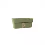 STEFANPLAST Ethica fioriera con sottovaso 30x13x12 cm verde