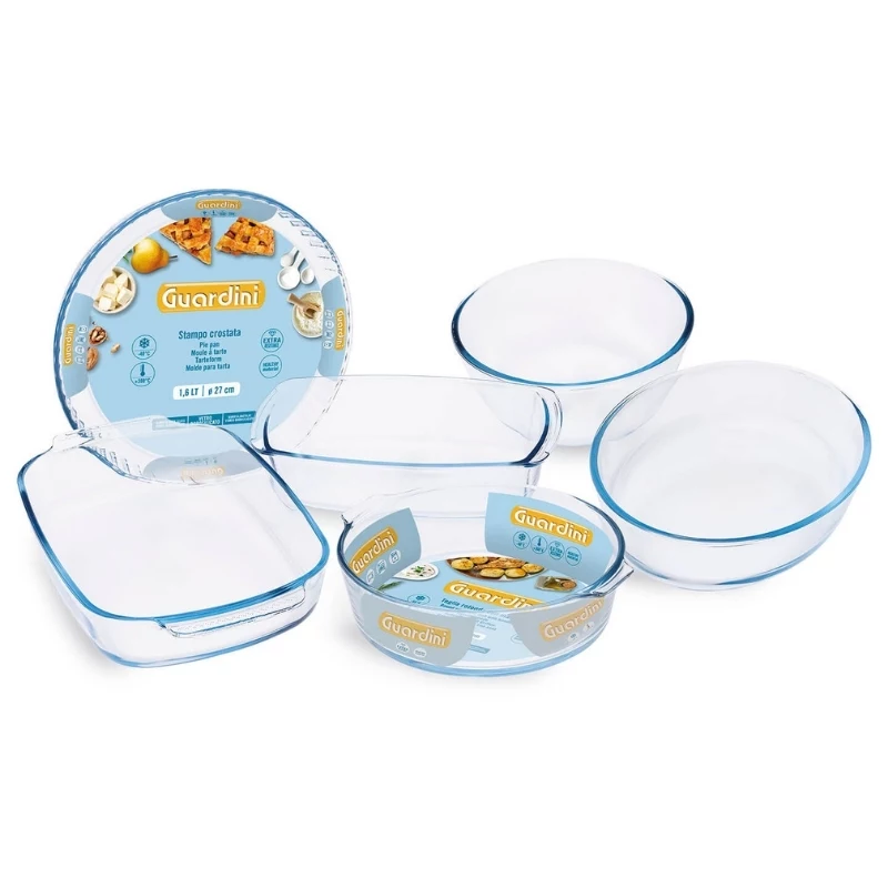 GUARDINI Insalatiera in vetro borosilicato Ø21cm 2,1L trasparente
