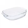 GUARDINI Teglia in vetro rettangolare borosilicato 38x25,5x7 cm / 3,8 L