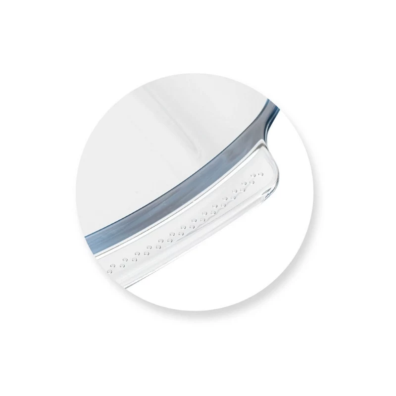 GUARDINI Teglia in vetro rettangolare borosilicato 38x25,5x7 cm / 3,8 L
