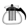 ASI COLLECTION Teiera FERRO 1,5L acciaio inox con filtro, finitura a specchio lucida, adatta induzione