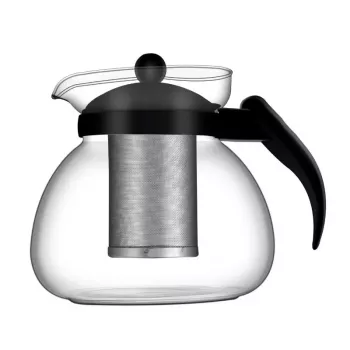 ASI COLLECTION Teiera FERRO 1,5L acciaio inox con filtro, finitura a specchio lucida, adatta induzione