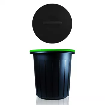 GIOSTYLE Eco Solution 25L Contenitore per rifiuti grigio scuro/verde