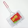 ASI COLLECTION Griglia per grill 34x22cm acciaio cromato con manici in legno