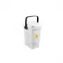 STEFANPLAST Contenitore per alimenti per animali 2,5 kg 7 L 23x19x31 cm, Trasparente/Bianco