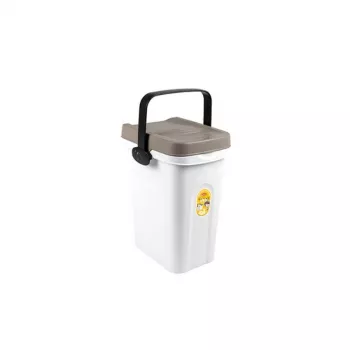 STEFANPLAST Contenitore per mangime per animali 7L bianco/grigio chiaro