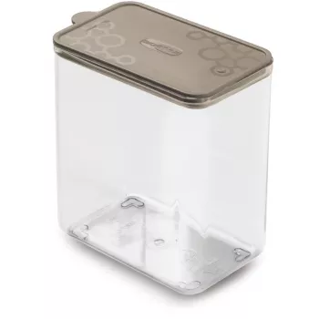 GIOSTYLE Scatola per il contenitore rettangolare L 1,8L Con.Tengo 15,5x10x17,1cm grigio-marrone