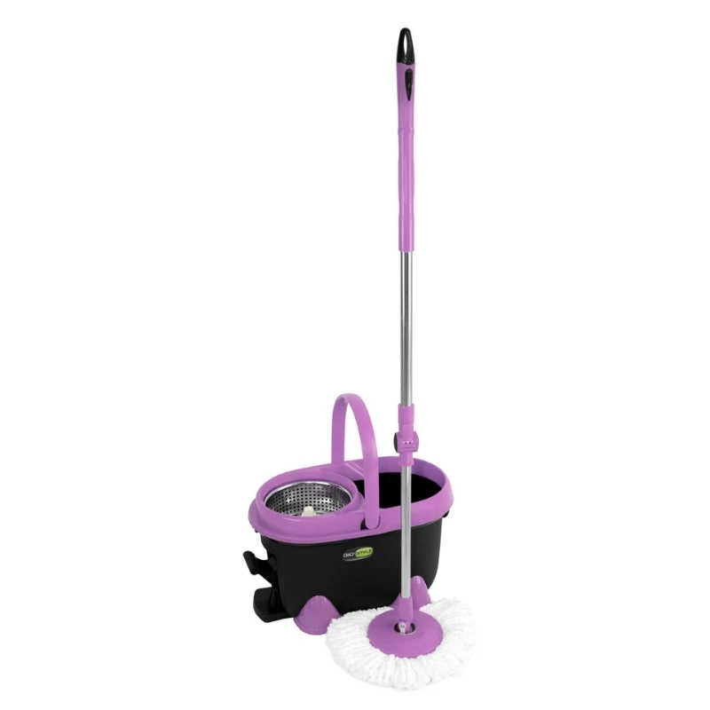 GIOSTYLE Set pulizia pavimenti Love Spin Mop 360° assortito, 4 colori