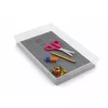 KIS Box Sistemo Organizer 9 39 x 24 x 5 cm trasparente/grigio chiaro