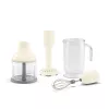 SMEG HBAC11CR Set di accessori per frullatore a immersione, 4 pezzi, crema