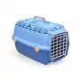 STEFANPLAST Trasportino Horizon 1 con porta in plastica 48x32x30 cm azzurro/blu