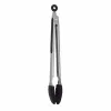 ASI COLLECTION Pinza da portata e grill 34,5 cm acciaio inox con punte in silicone