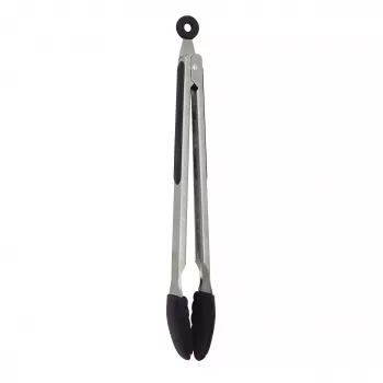 ASI COLLECTION Pinza da portata e grill 34,5 cm acciaio inox con punte in silicone