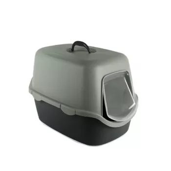 STEFANPLAST Cathy Lettiera per gatti con cupola 56x40x40 cm grigio/verde