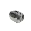 STEFANPLAST Trasportino Gulliver 1 con porta in plastica 48x32x31cm grigio scuro/grigio chiaro