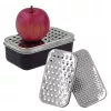 ASI COLLECTION Set 3 grattugie manuali in acciaio inox