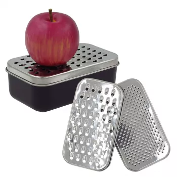 ASI COLLECTION Set 3 grattugie manuali in acciaio inox