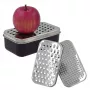 ASI COLLECTION Set 3 grattugie manuali in acciaio inox