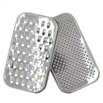 ASI COLLECTION Set 3 grattugie manuali in acciaio inox