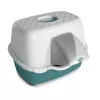 STEFANPLAST Lettiera per gatti Tres Chic Outdoor 56x54,5x39cm bianco/verde